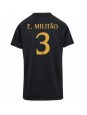 Real Madrid Eder Militao #3 Kolmaspaita Naisten 2023-24 Lyhythihainen
